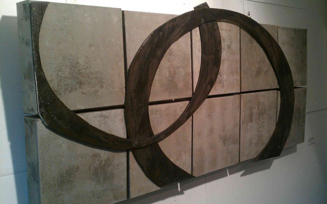 Kontraste Ellipse grau | 150 x 60cm