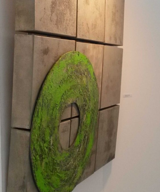 Kontraste gruen | 90 x 90cm